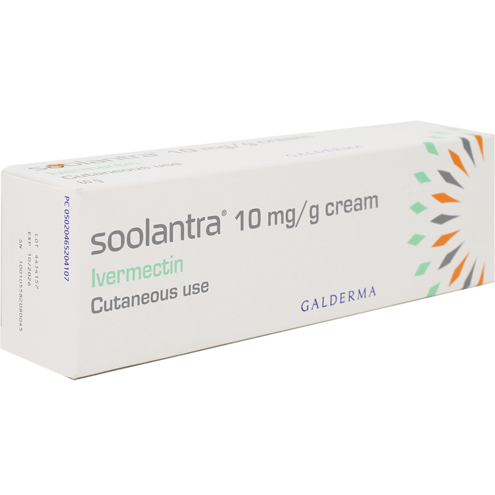 Soolantra (ivermectin) 10mg/g Cream 60g