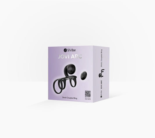 SVibe Snail JOVI ARC Couples Ring - Noir Haze