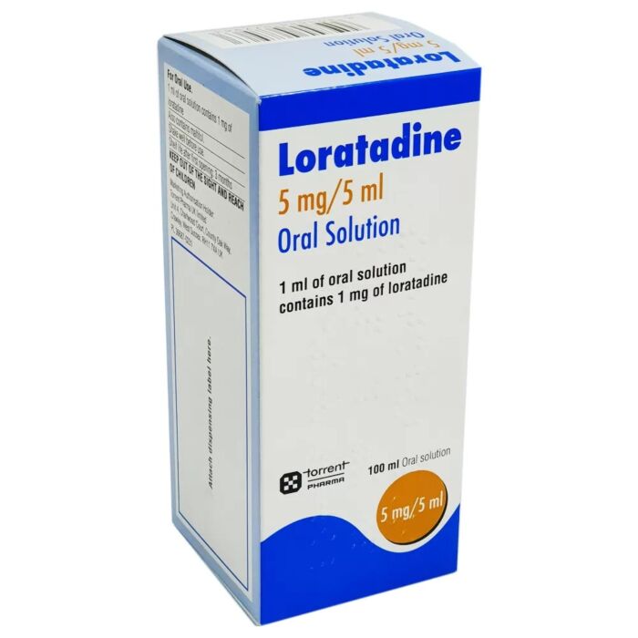 Loratadine 5mg/5ml Oral Solution 100ml Peach Flavour