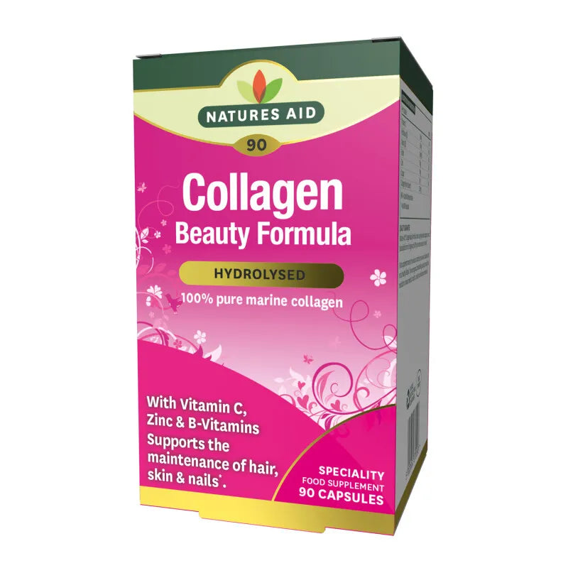 Natures Aid Collagen Beauty Formula with Vitamin C, Zinc & B-Vitamins
