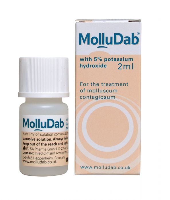 MolluDab Solution (5% Potassium Hydroxide)  - 2ml