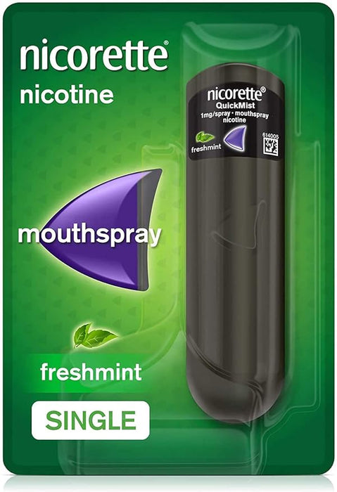 Nicorette QuickMist Freshmint 1mg Mouthspray -2 Sprays