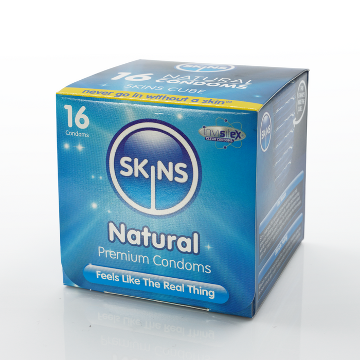 Skins Condoms Natural Cube 16 Pack