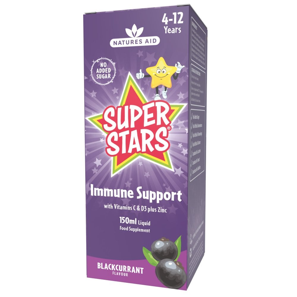 Natures Aid Super Stars Immune Support - 150ml Liquid