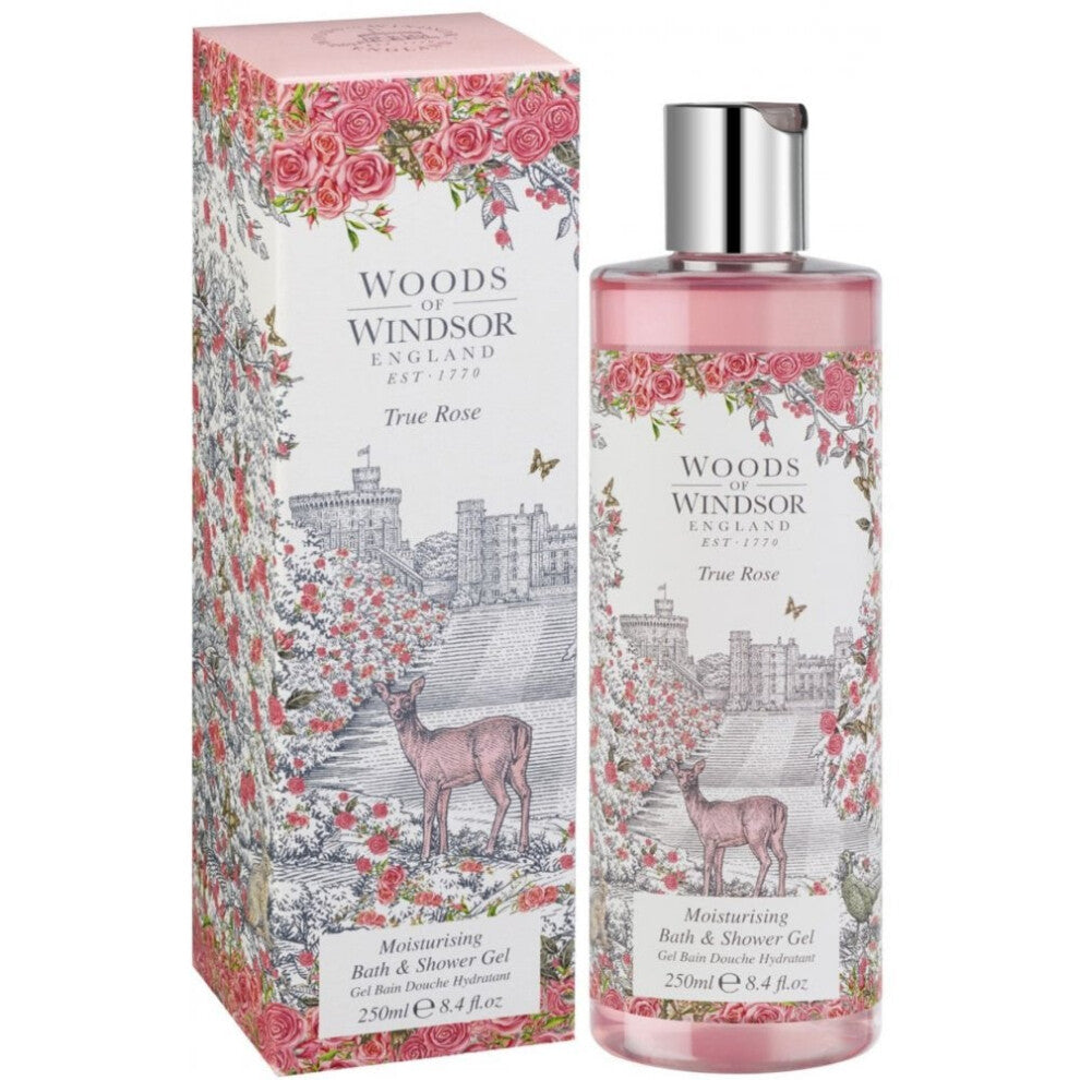 WOODS OF WINDSOR True Rose Bath &  Shower Gel 250ml