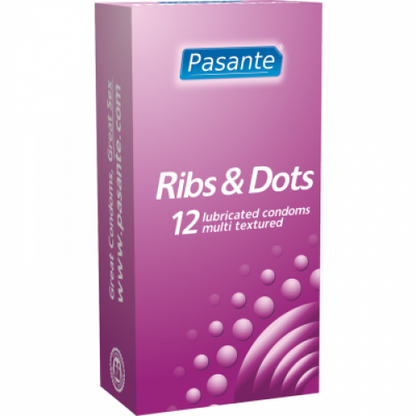 Pasante Ribs & Dots Condoms