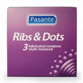Pasante Ribs & Dots Condoms