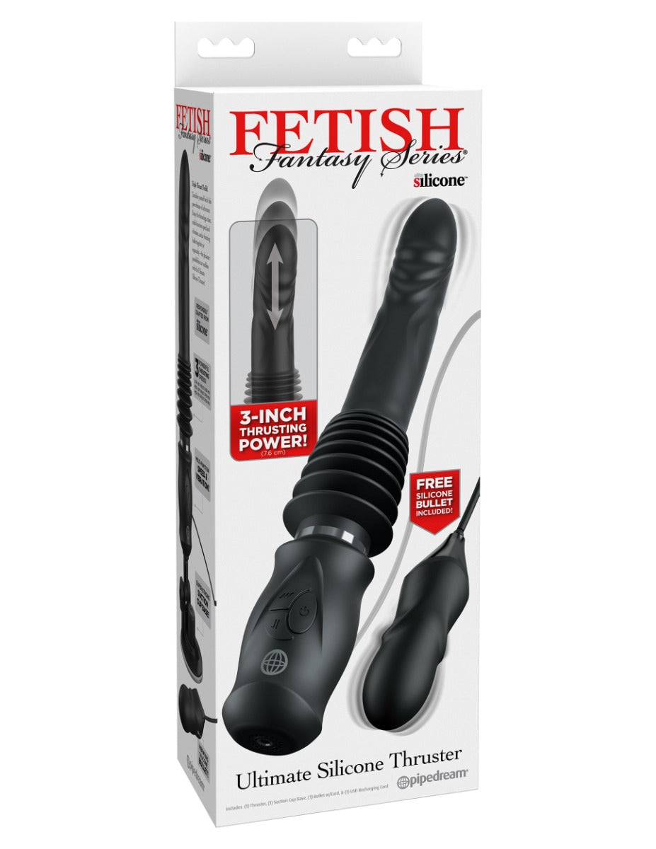 Pipedream - Fetish Fantasy Series  - Ultimate Silicone Thruster - Black