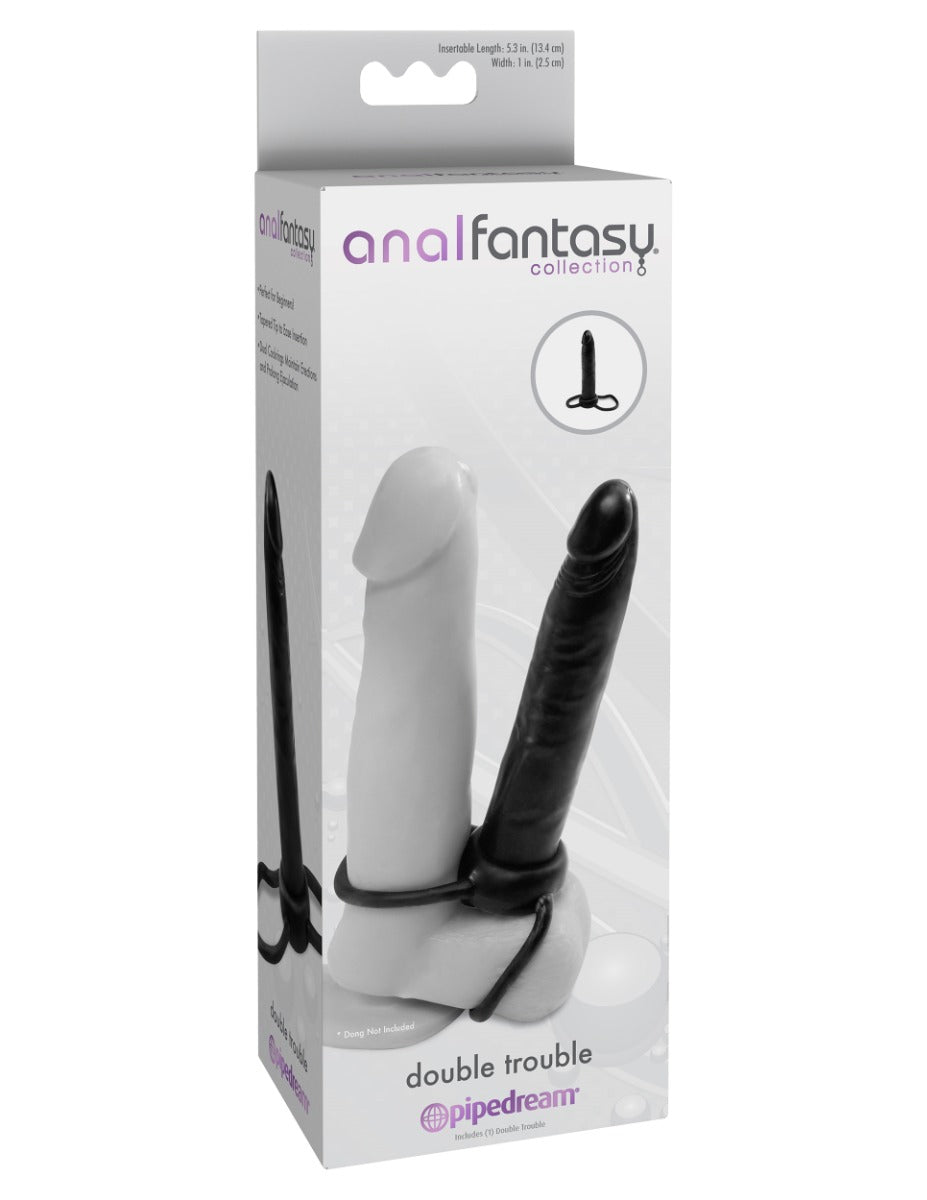 Pipedream - Anal Fantasy Collection - Double Trouble  - Black
