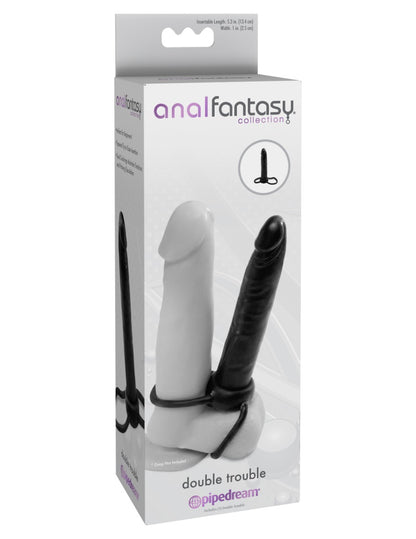 Pipedream - Anal Fantasy Collection - Double Trouble  - Black