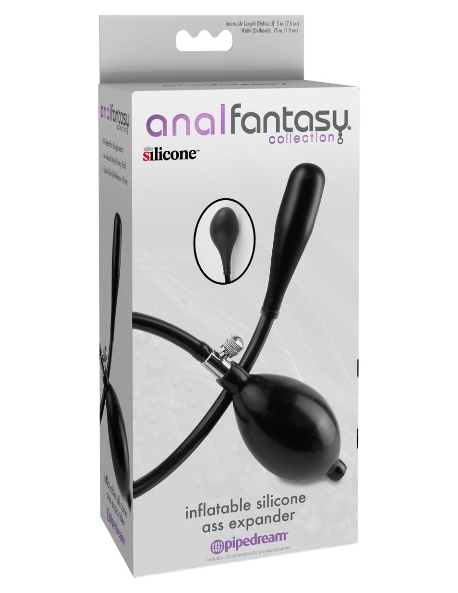Pipedream - Anal Fantasy Collection - Inflatable Silicone Ass Expander  - Black