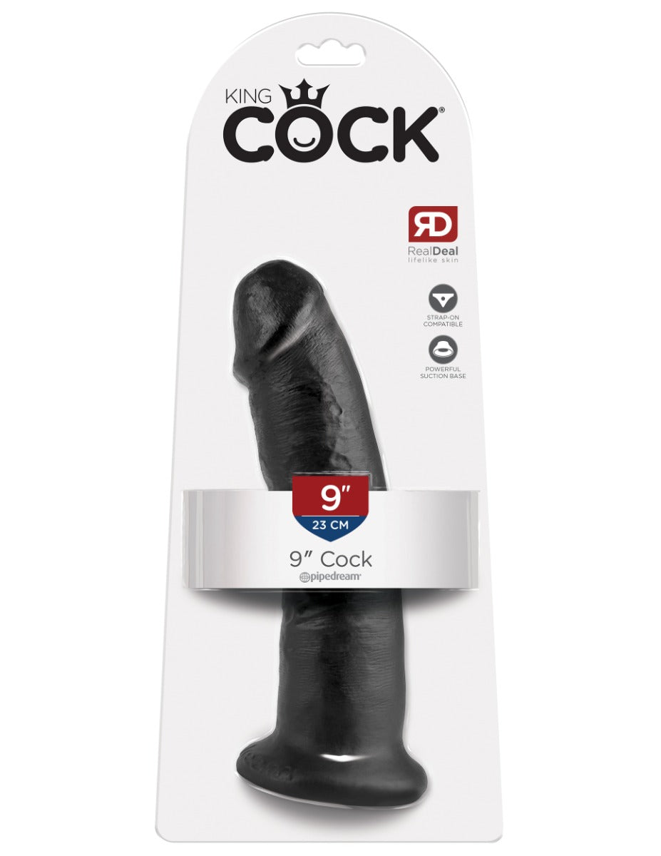 Pipedream - King Cock - 9" Cock  - Black