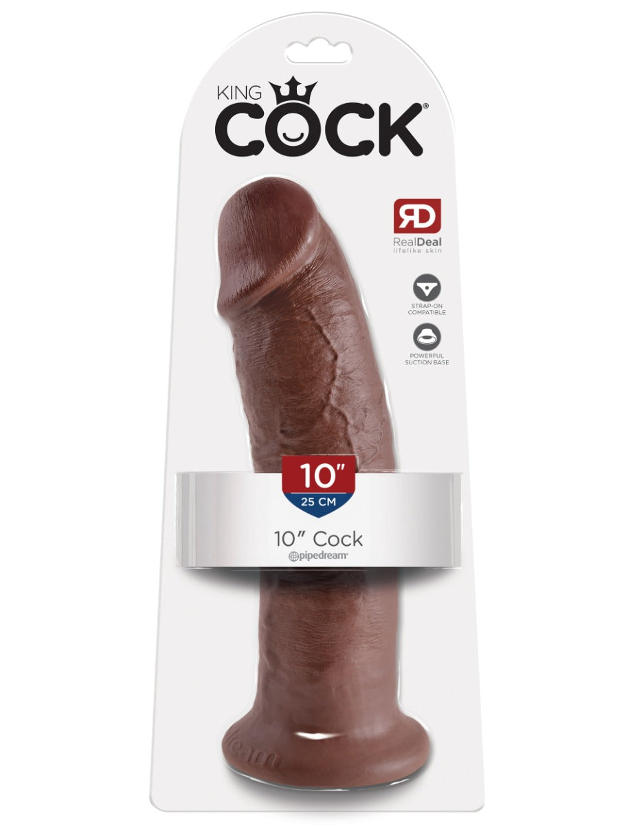 Pipedream - King Cock - 10" Cock  - Brown