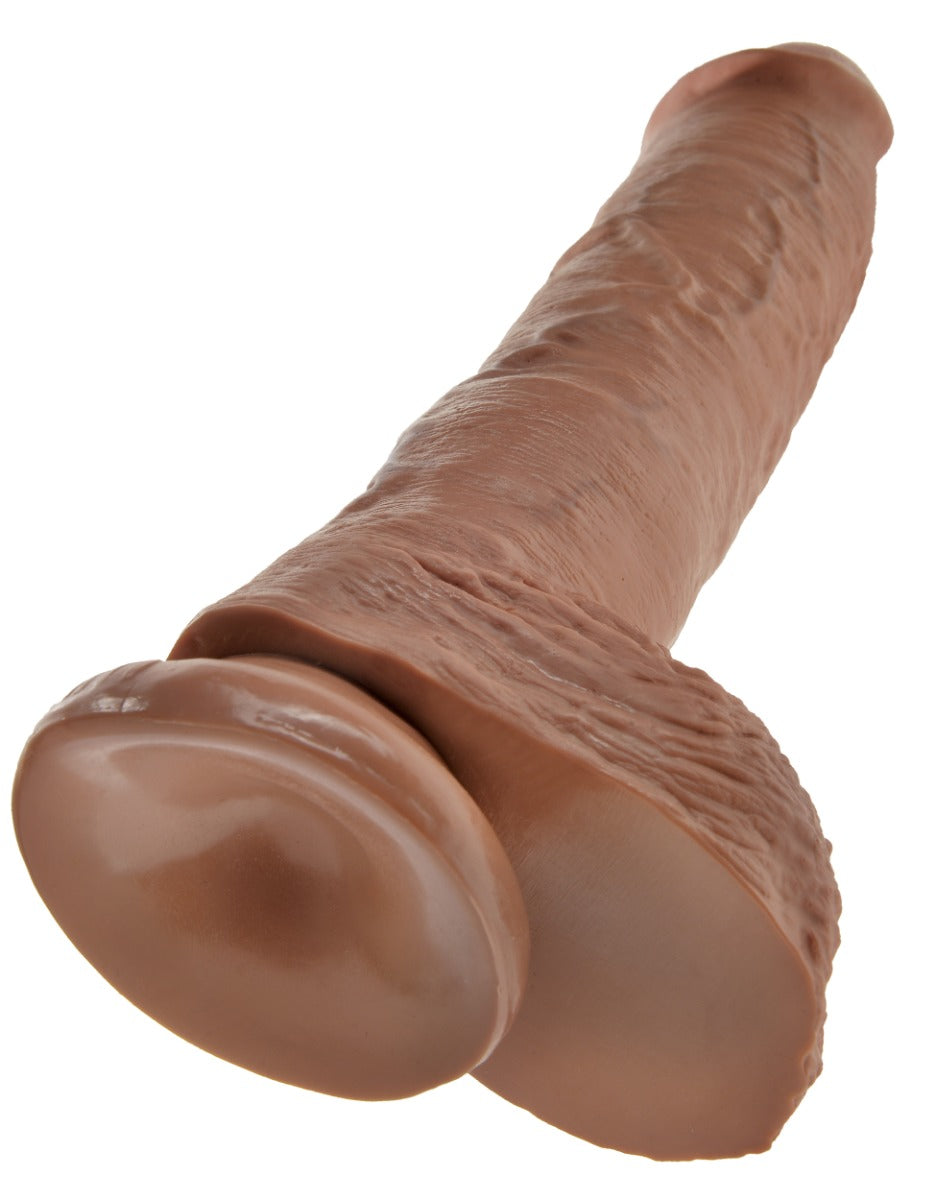 Pipedream - King Cock - 10" Cock with Balls  - Tan