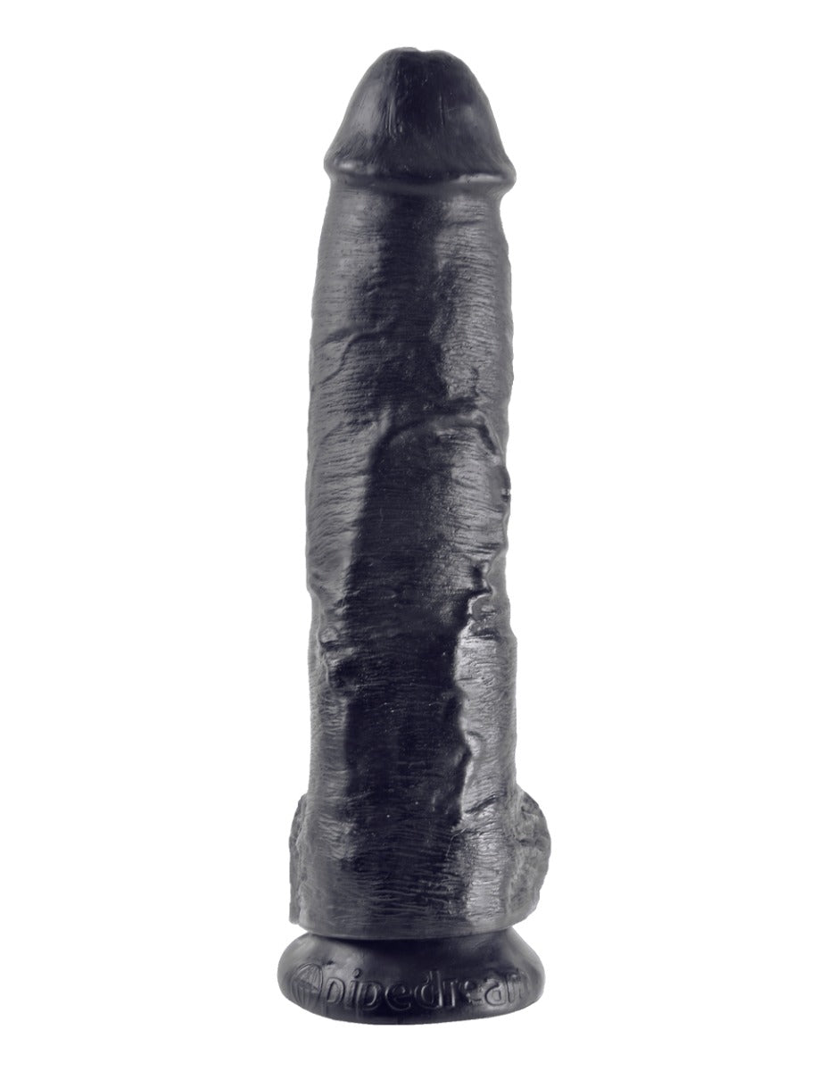 Pipedream - King Cock - 10" Cock with Balls  - Black
