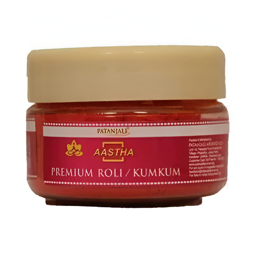 Patanjali Aastha Premium Roli / Kumkum (25 gm)