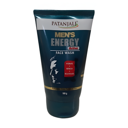 Patanjali Men's Energy Active Face Wash -100 gm