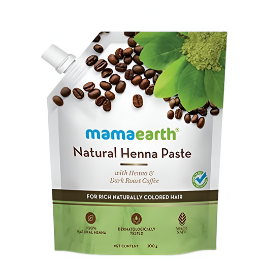 Mamaearth Natural Henna Paste For Rich Naturally Colored Hair -200 gm