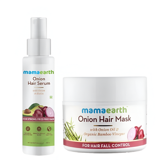 Mamaearth Onion Hair Serum & Onion Hair Mask