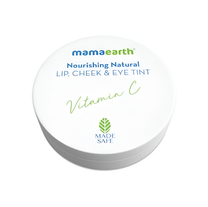 Mamaearth Nourishing Natural Lip Cheek & Eye Tint With Vitamin C & Cocoa