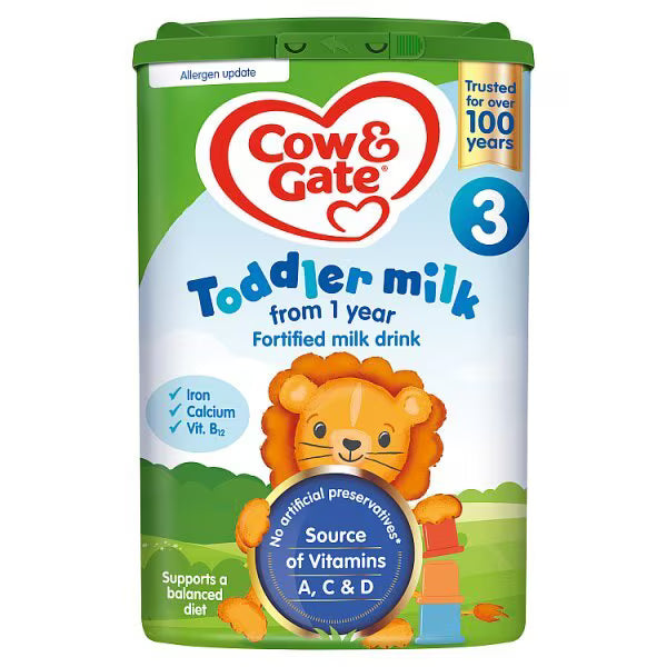 Cow & Gate 3 Toddler Milk Formula 1-2 Years