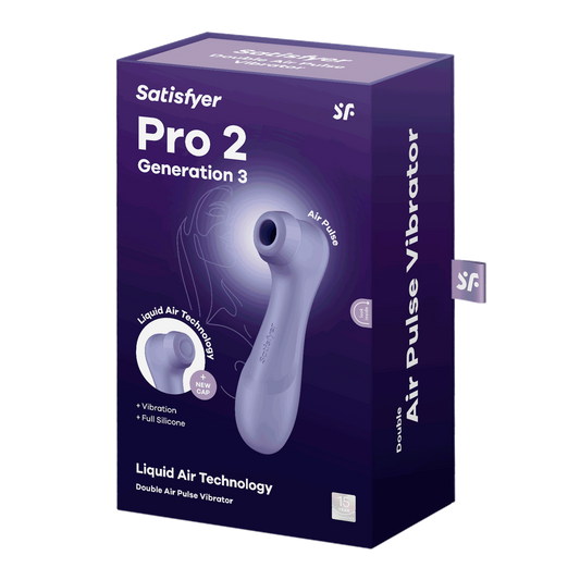Satisfyer Pro 2 – Generation 3 With Liquid Air Technology Lilac