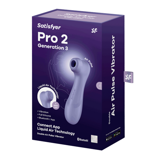Satisfyer Pro 2 – Generation 3 With Liquid Air Technology – App Enabled Lilac