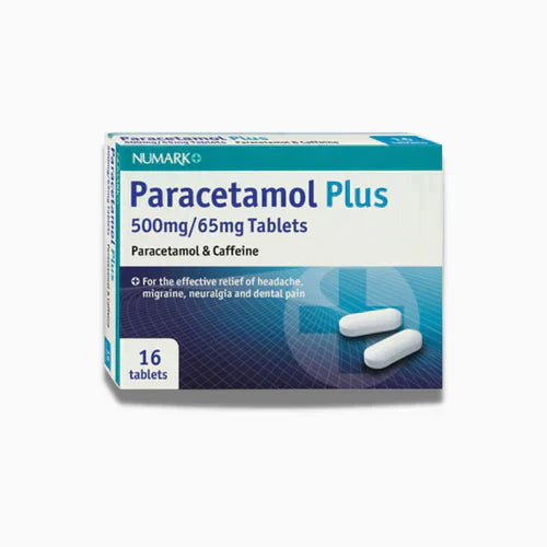 Numark Paracetamol Plus - 500mg/65mg - 16 Caplets