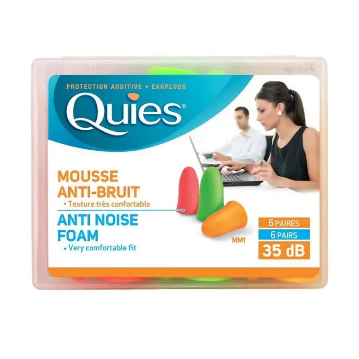 Quies Ear Protection Foam 6 Pairs