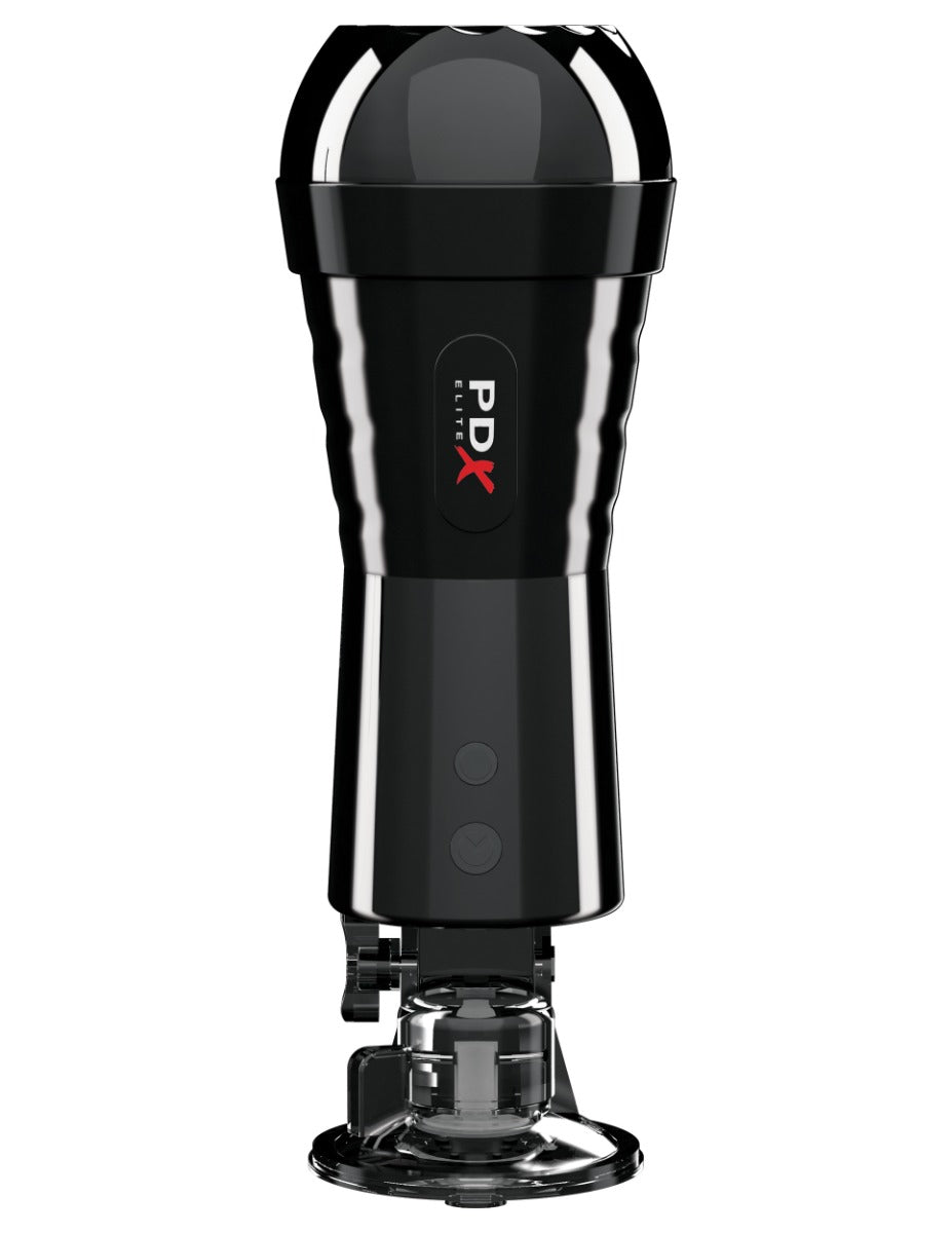 Pipedream - PDX Elite - Cock Compressor Vibrating Stroker   - Light/Black