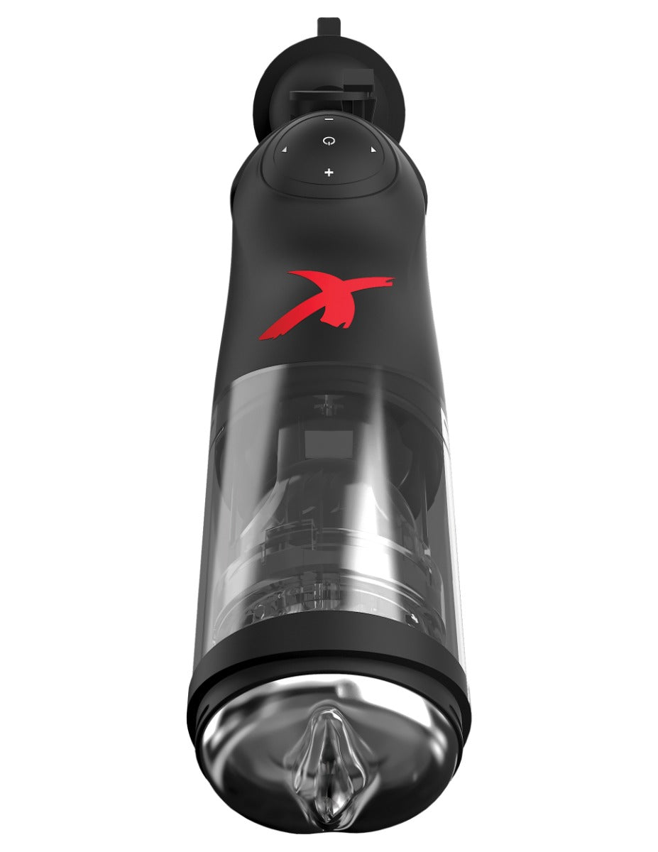 Pipedream - PDX Elite - Deluxe Mega-Bator  - Clear/Black