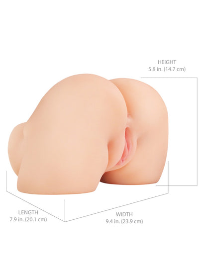 Pipedream - PDX Elite - Shake That Ass Vibrating Mega Masturbator - Light