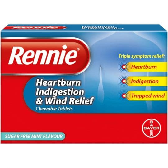 Rennie Buy Rennie Heartburn, Indigestion & Wind Relief Tablets 24's