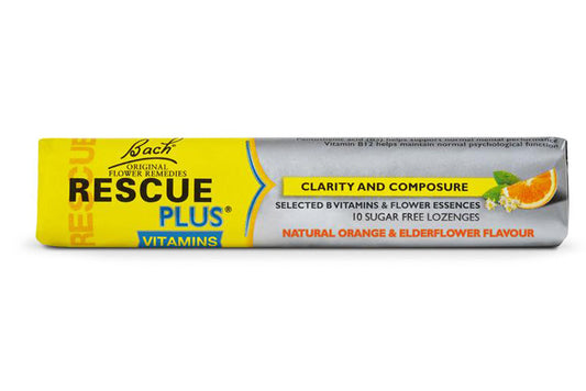 Rescue Plus Lozeng Orange + Elderflower