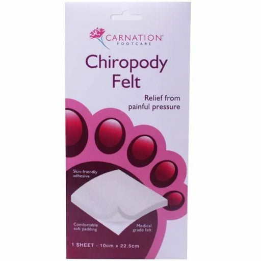 Carnation Chiropody Felt Skin-friendly adhesive