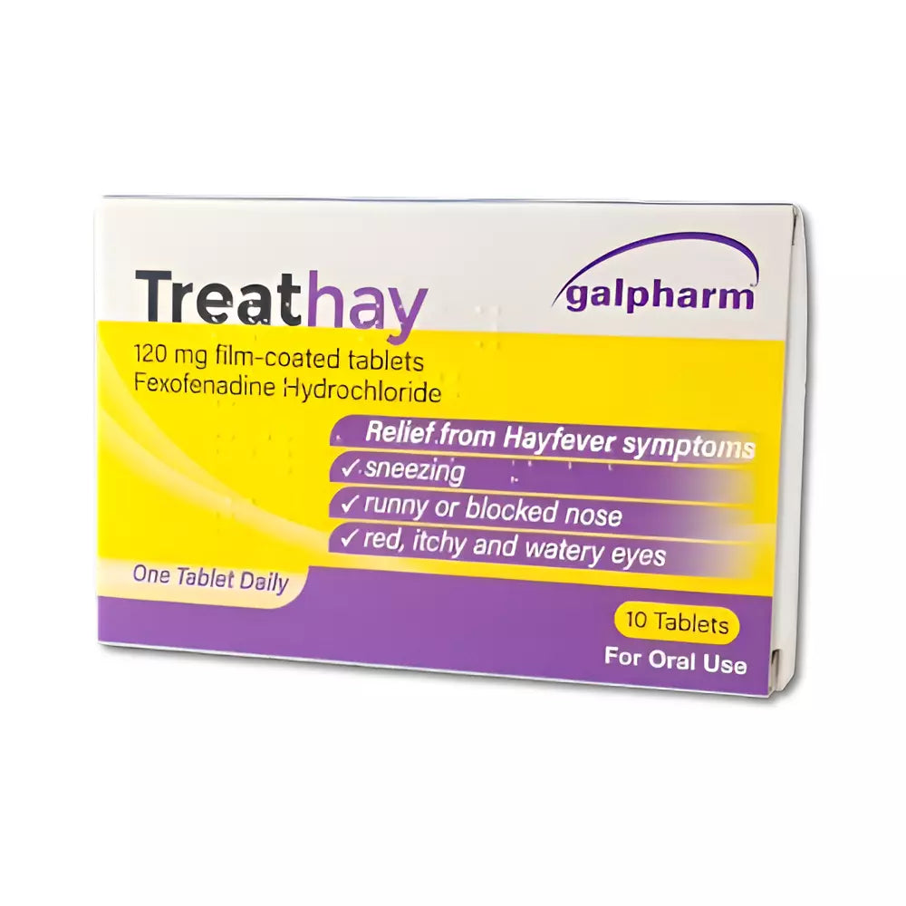 Treathay Fexofenadine 120mg - 10 tablets
