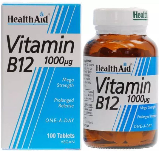 HealthAid Vitamin B12 1000ug 100 Tablets