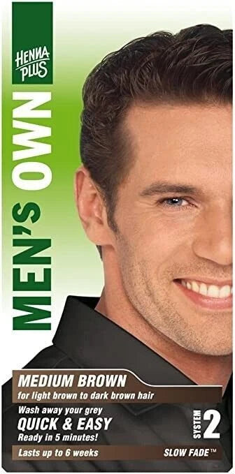 Hennaplus Men's Own Medium Brown 80ml