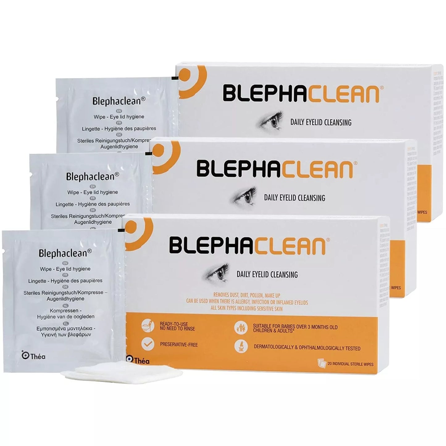 Blephaclean Sterile Eyelid Cleansing Wipes