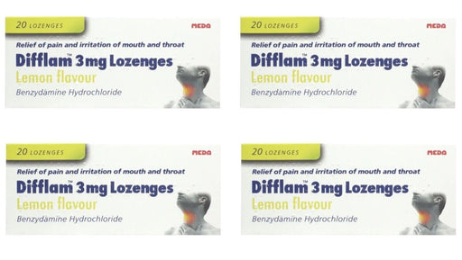 DIFFLAM 3mg Lozenges - Lemon Flavour (20)