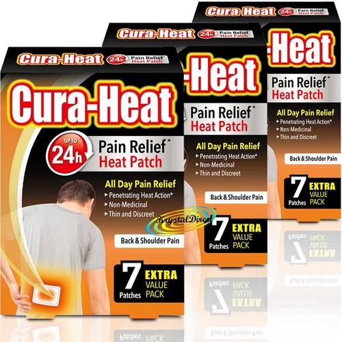 Cura-Heat Back & Shoulder - 3 Heat Pads