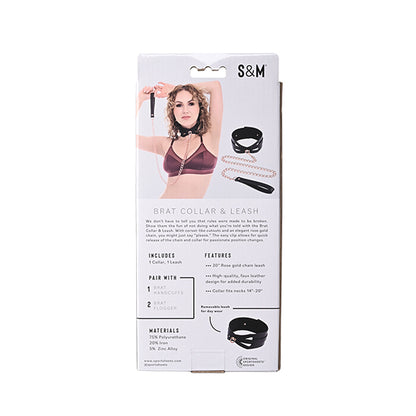 S&M Brat Collar & Leash
