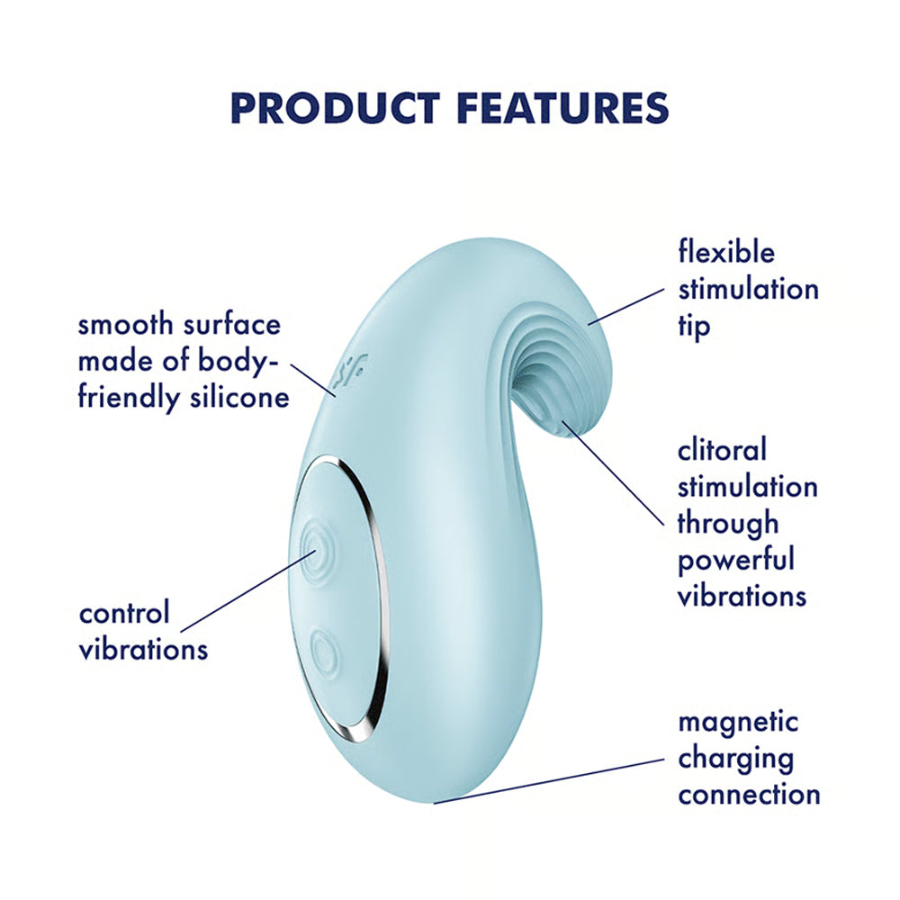 Satisfyer Dipping Delight - Light Blue
