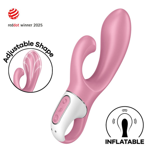 Satisfyer Air Pump Bunny 2 - Light Red