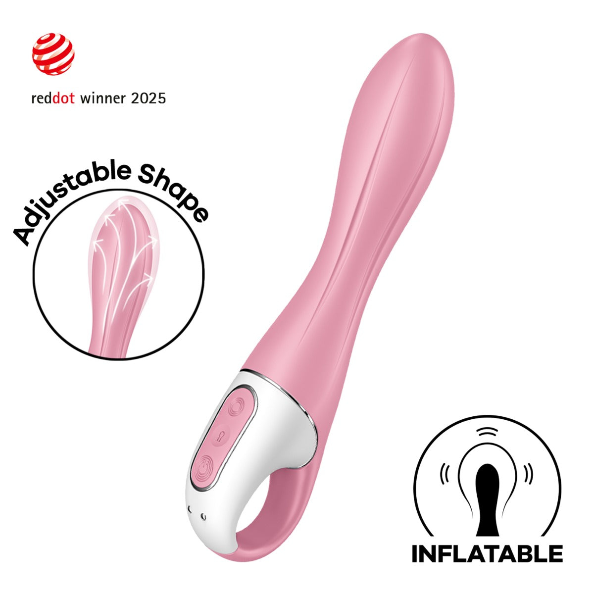 Satisfyer Air Pump Vibrator 2 - Light Red