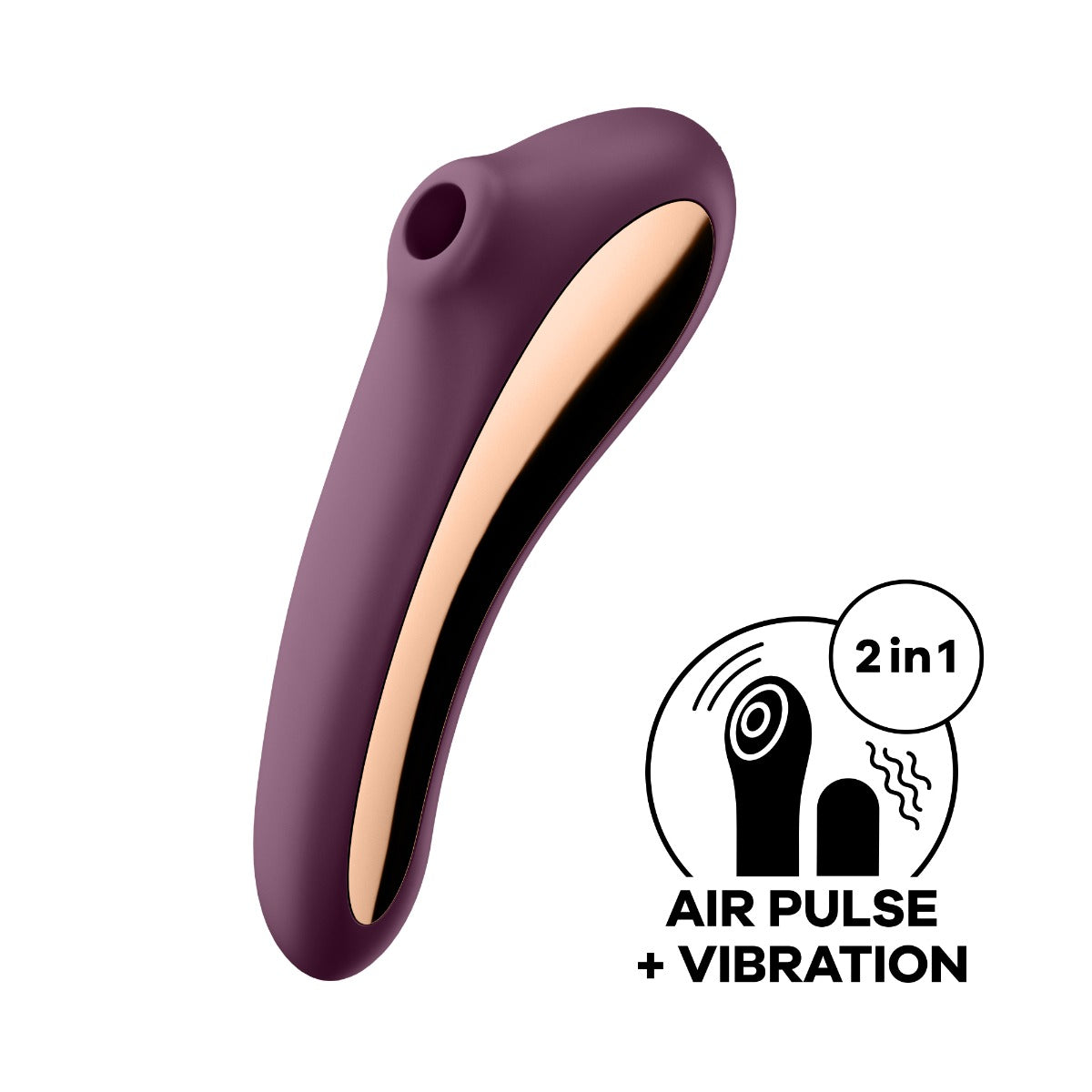 Satisfyer Dual Kiss - Burgundy
