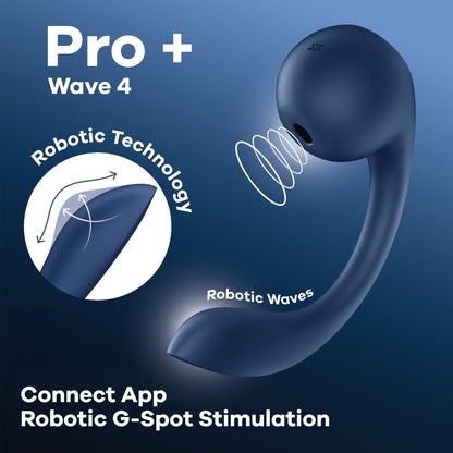 Satisfyer Pro+ Wave 4 - Dark Blue