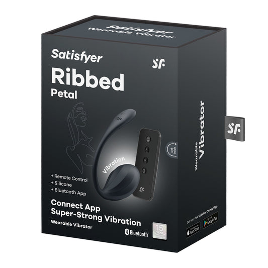 Satisfyer Ribbed Petal - Black