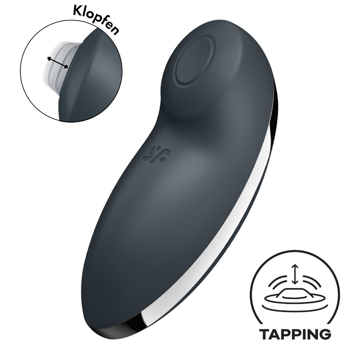 Satisfyer Tap & Climax 2 - Grey
