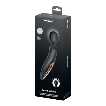 Satisfyer Wand-erland - Black/Rose Gold